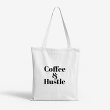 Coffee & Hustle Canvas Tote Bag