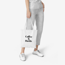 Coffee & Hustle Canvas Tote Bag