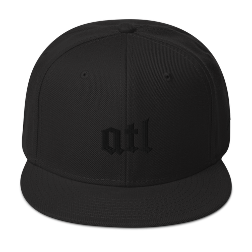 ATL Blackout Edition Snapback Hat
